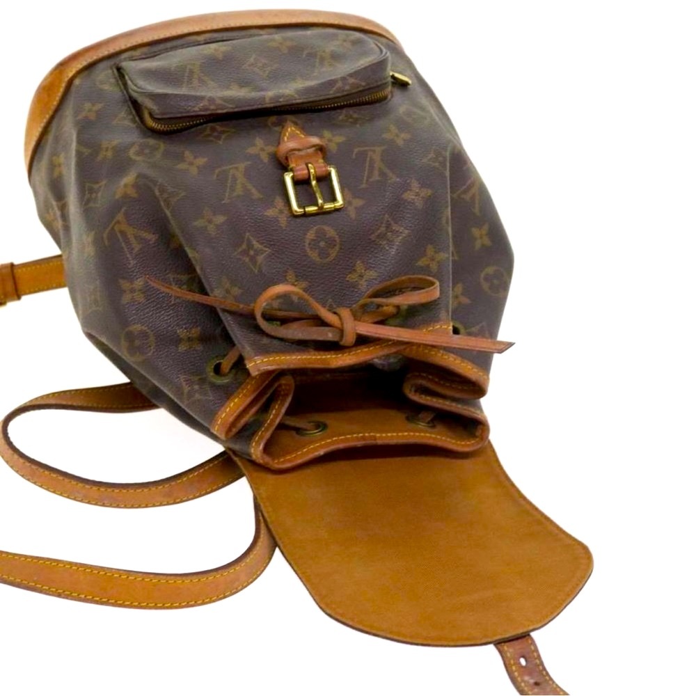 Authentic LOUIS VUITTON Monogram Montsouris PM Backpack